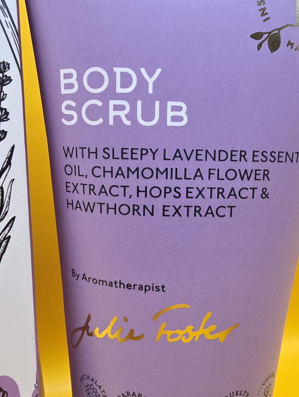 💜 Bloomfield Julie Foster Aromatherapy Sleepy Lavender Body Lotion Scrub - Picture 5 of 5